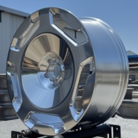Jantes de voiture en alliage forgé poli sur mesure en alliage 6061-T6 de 18, 19, 20, 21, 22, 23 pouces, PCD 5x112, 5x114.3 pour Mercedes Benz BMW
