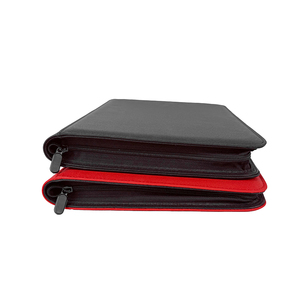 factory custom Clear Customizable <b>Card</b> Binder 9-Pocket PU Leather with colorful Design and Acrylic Display for <b>Cards</b> - Product Image 1