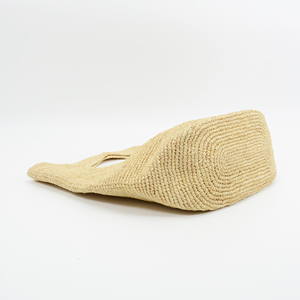 <strong>Small</strong> <strong>Raffia</strong> Straw Tote <strong>Bag</strong> with Open Closure for Summer and Spring - Product Image 6