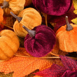 Guirnalda de Calabazas de Halloween, Adorno Colgante de Pared para Acción de Gracias, Anillo Decorativo con Temática de Festival de Cosecha de Otoño, Suministros Decorativos con Hojas de Arce - Product Image 6