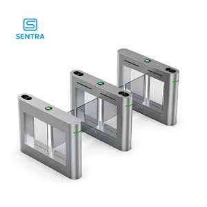 Puerta Automática para Peatones Sentra SS01 en la Entrada de un Edificio de Oficinas; Puerta Giratoria de Alta Eficiencia con RFID - Product Image 5