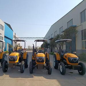Tractores chinos de 50-70HP con capota amarilla para uso agrícola. - Product Image 5