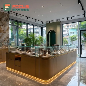 Sistema de Exhibición de Joyería Moderno, Vitrina Metálica para Tienda Comercial, Mueble para Joyería - Product Image 4