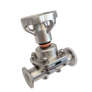 Vệ sinh thép không gỉ SS316L Tri kẹp Hướng dẫn sử dụng màng van màng van - Product Image 2