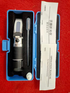 Nouveau Réfractomètre à Miel ATC 2026 – Triple Échelle <span class=keywords><strong>Brix</strong></span>/Humidité/Baume (0-85%/12-27%/38-43Be) pour la Teneur en Sucre et en Eau – Alliage d'Aluminium - Product Image 5