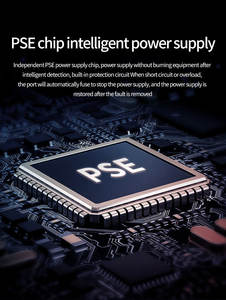 Logam 10/100/1000Mbps 24 + 2 + 2 port 48V standar Gigabit POE Switch catu daya untuk CCTV sistem aksesoris keamanan - Product Image 6