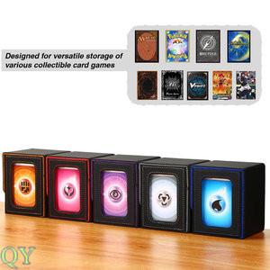 YY เคสเก็บการ์ดแม่เหล็กสำหรับสะสมบนโต๊ะ, กล่องเก็บการ์ดหนังสำหรับวางตลาดบนโต๊ะ - Product Image 6