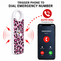 Alarme personnelle Bluetooth portable pour personnes âgées, dispositif d'alerte d'appel d'urgence avec lumière LED