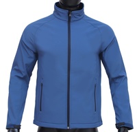 Veste softshell coupe-vent à logo personnalisé pour hommes