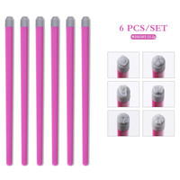 Stylos tamponneurs pour nail art, lot de 4/6/10/15 pièces, tampon en silicone effet gelée pour manucure française précise, outils de dessin DIY pour manucure