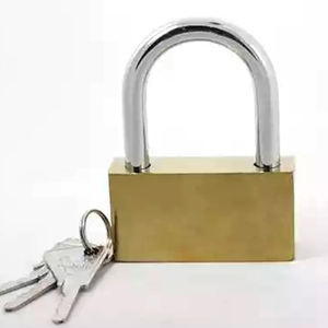 थोक छोटे सस्ते थोक निर्माता पीतल में ऊंट सुरक्षा पीतल ताला और चाबी ताला - Product Image 2