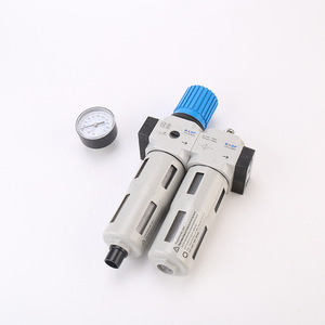 Filtre à air comprimé double Frc-Midi-12 Baofeng Pneumatics, régulateur de pression, séparateur d'eau et d'huile avec manomètre pour système pneumatique - Product Image 1
