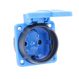 جدار ثقب دائري أوروبي مقاوم للماء أوروبي بمعيار أوروبي ألماني ، مع غطاء AC av V P901 - Product Image 4