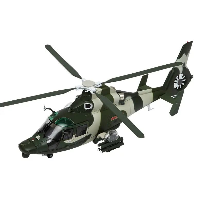 Chinese Armed Z9 Helicopter Model 1/100 Scale Alloy Diecast Helicopter Toy