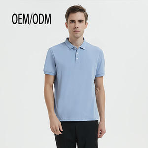 Polo de golf personnalisé en polyester pour homme, couleur unie, grande taille - Product Image 2