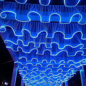 ستائر سقف جديدة لتزيين حفلات الزفاف مرتفعة الطلب بشرائط إضاءة ليد - Product Image 5