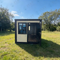 Maison conteneur modulaire de luxe préfabriquée FLKT à double aile extensible et pliable