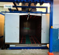 Cabine de sablage industriel avec système de récupération automatique par grattoir – Fabricant