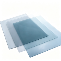 Plaque en polycarbonate solide multi-tons lisse et résistante aux chocs pour façade de magasin, pavillon de loisirs, panneau de protection extérieur