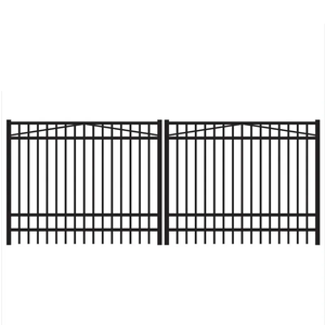 環境に優しい錬亜鉛鋼屋外フェンスパネル装飾用ガーデン工業用フェンシング熱処理木材圧力処理 - Product Image 1