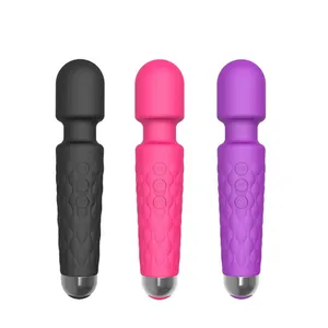 Wholesale dildo vibrator rechargeable-2019 Amazon top one silicone rechargeable waterproof 20 vibration modes dildo vibrating sex toy vibrator for women