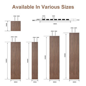 Listones de fibra de poliéster <span class=keywords><strong>antiruido</strong></span> de alta calidad, techo insonorizado moderno <span class=keywords><strong>para</strong></span> sala de estar, sala de conferencias, humedad de madera Natural - Product Image 4