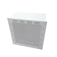 Terminal d'alimentation en air HEPA avec filtre à gel, diffuseur perforé, groupes de volets de diffusion et base de plinthe pour salles blanches GMP