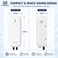 Station de charge 3 phases APP Wi-Fi Control 11kw à courant réglable 16A pour usage résidentiel et commercial