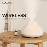 Diffuseur d'huiles essentielles et d'arôme pour la maison et le bureau, humidificateur d'air avec batterie, 4000 ML, 10 cadeaux, H7 10W, 3 niveaux, 500 mah