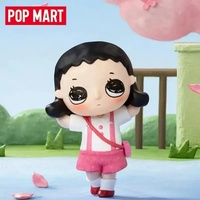 POP MART Nyota Chibi Maruko Chan Seri Mainan Blind Box Trendi Kotak Misteri Figur Aksi Kejutan Model Lucu Hadiah