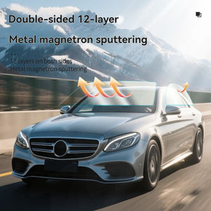 Film solaire pour voiture complète - Série double fil argenté, base en PET, revêtement métallique, <span class=keywords><strong>pare</strong></span>-<span class=keywords><strong>brise</strong></span>, protection contre la chaleur élevée et les UV, ajustement universel, Guangdong - Product Image 4
