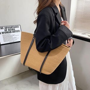 Sac à main grande capacité pour femme, idéal pour la plage et les vacances, sac à bandoulière tendance à prix de gros abordable - Product Image 2