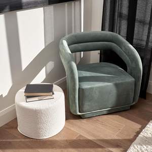 Poufs en velours côtelé d'usine OEM avec rembourrage en mousse <span class=keywords><strong>Pouf</strong></span> en peluche et peluche <span class=keywords><strong>Pouf</strong></span> de rangement Poufs de sol Repose-pieds pour le salon - Product Image 4