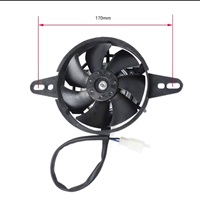 Ventilateur de refroidissement 12V pour moto 120mm, refroidisseur d'huile/radiateur d'eau électrique pour Dirt Bike, Moto, VTT, Quad 200cc 250cc 300cc