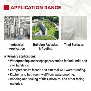 Mortier polymère écologique TS-21 imperméable pour murs verticaux et fixation de carreaux - Product Image 5