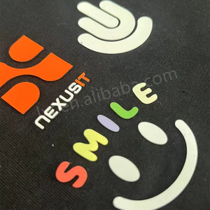 Tùy chỉnh 3D nâng cao hiệu ứng logo truyền nhiệt Silicone nhãn cao cấp quần áo nhiệt niêm phong dày tấm nhãn cho sử dụng hàng may mặc - Product Image 6