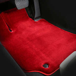 Luxury Full Set Customized <strong>Red</strong> <strong>Car</strong> Floor <strong>Mats</strong> Deep Pile Cashmere Waterproof Dustproof Non-slip Jingfan Brand Perfect Fit for - Product Image 3