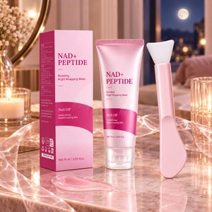 Masque de nuit peel-off au peptide NAD+ pour raffermir et éclaircir le teint – Soin du visage et de la peau de nuit - Product Image 3