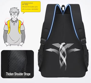 Zaino per Studenti all'Ingrosso, Zaino da Viaggio per Uomo, Borsa per <span class=keywords><strong>Laptop</strong></span> Resistente, Zaino Impermeabile Elegante per Computer e Affari - Product Image 5