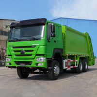 Camions à ordures automatisés lourds HOWO 18 tonnes à vendre en Chine