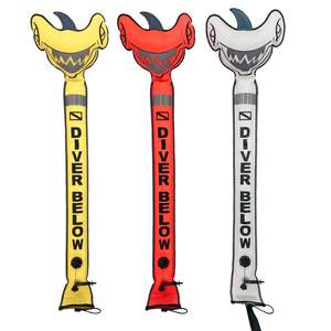 <span class=keywords><strong>Bouée</strong></span> de signalisation de plongée de sauvetage modèle <span class=keywords><strong>Requin</strong></span> Marteau SMB-201L, triple usage à extrémité ouverte, trompe d'éléphant, multicolore, pour utilisation en haute mer - Product Image 2