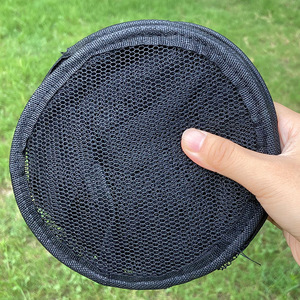 Filet de pêche portable en nylon à mailles de 2 mm pour la pêche en ruisseau – Panier de rangement pour matériel de pêche - Product Image 1