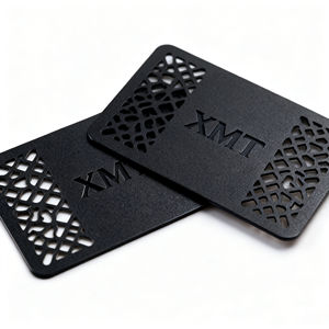 Carte de visite en métal gravée au laser, en acier inoxydable couleur argent, gravure personnalisée, impression colorée haut de gamme, bon marché - Product Image 3