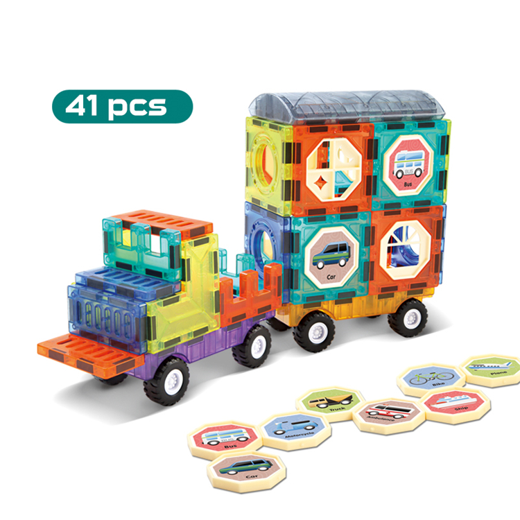 Горячая Распродажа! 64 шт. магнитные палочки игрушки Обучающие строительные блоки Строительные магнитные стержневой магнит игрушки для детей