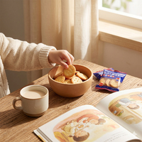 Vente en gros de biscuits japonais au sel marin croustillants et sains de haute qualité 502G, forme de craquelins, goût salé, sac cadeau pour les fêtes