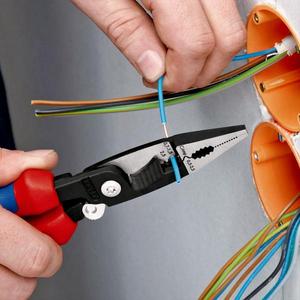 KNIPEX - 13 92 200 SB Pince pour Installation Electrique noire atramentisée, tête polie, poignées avec poignées multi-composants - Product Image 4