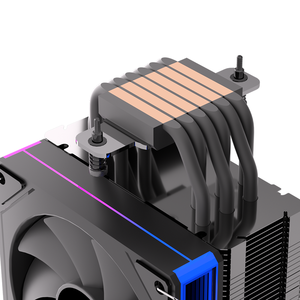 พัดลมซีพียู ARGB 220W TDP 6 ฮีทไปป์ ระบบระบายความร้อนด้วยอากาศ พร้อมจอแสดงอุณหภูมิ LCD PWM 4 พิน ระบายความร้อน 6 ฮีทไปป์ กระจายความร้อนได้อย่างมีประสิทธิภาพ - Product Image 5