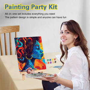 CHENISTORY Halloween Image Par Numéro Pour Adultes Kits Peinture Par Numéro <span class=keywords><strong>Chat</strong></span> Diy <span class=keywords><strong>Dessin</strong></span> Sur Toile Cadeau Unique Décoration de La Maison - Product Image 6