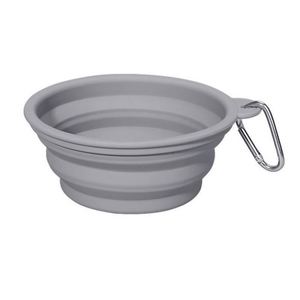 Custom Foldable Cat Carriers Travel Products Food Water Bowl Collapsible <b>Silicone</b> Pet Dog Bowls - Product Image 4