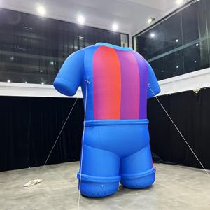 Camiseta de Fútbol Inflable Gigante para Publicidad, Disfraz Deportivo, Impermeable, Duradera, Colores Personalizables, Promoción Mundial - Product Image 4